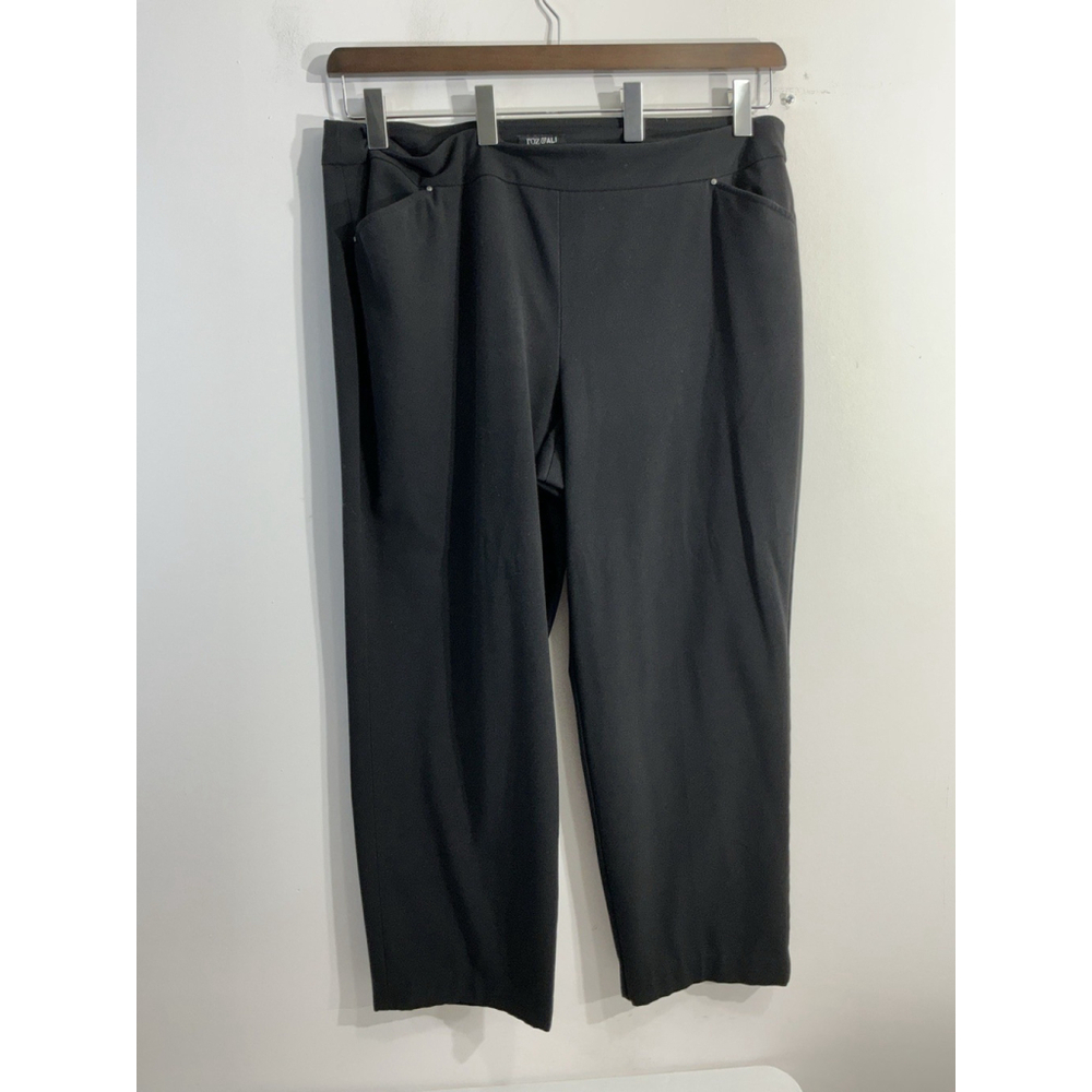 Womans Roz & Ali Woman Pullon Casual Pants 20 Black Stretch